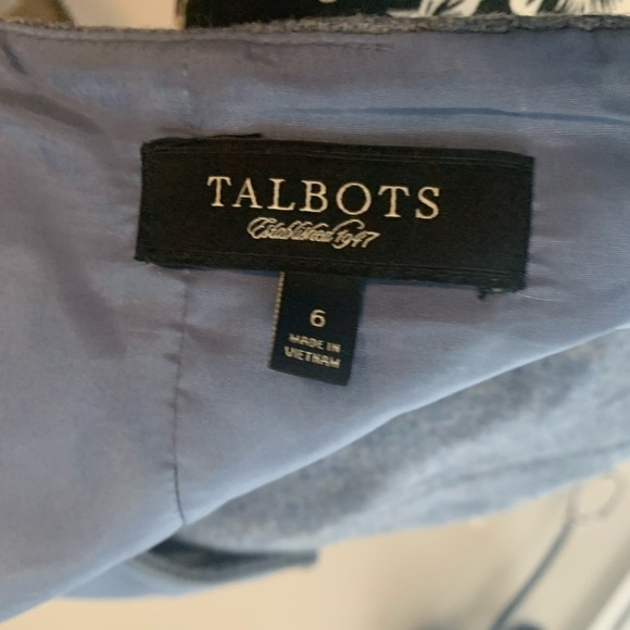 Talbots women's 100% wool skirt size 6 lined ruffles business casual - Picture 3 of 8